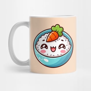 Charming Kawaii Rice Bowl Mug